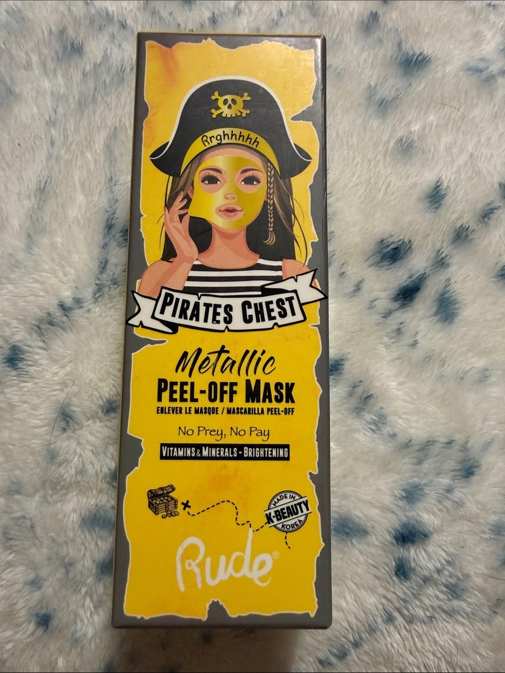 RUDE Pirates Chest Metallic Peel-Off Mask- Vitamins & Minerals